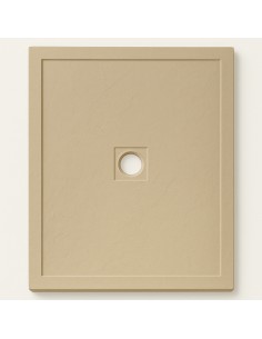 Piatto Doccia Cemento Effetto Pietra 80 x 100 cm Spessore 4,8 cm Antiscivolo
