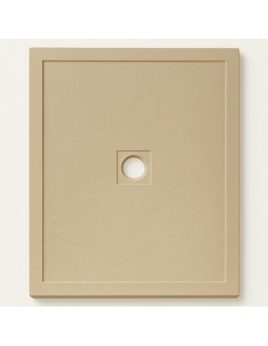 Piatto Doccia Cemento Effetto Pietra 80 x 100 cm Spessore 4,8 cm Antiscivolo