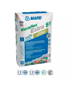 Adesivo Piastrelle Keraflex Extra S1 Zero Colore Grigio Sacco 25 Kg 2
