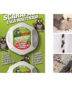Trappola Scarafaggi Blister Blatte Esca Insetticida Casa Fessure Nido Ekostop 2