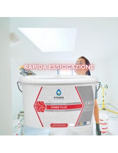 Farbe Plus Pittura Murale Acrilica Superlavabile Eccellente Copertura Opacità 2