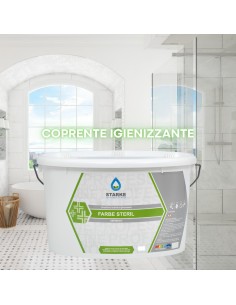 Farbe Steril Pittura Coprente Igienizzante Antimuffa Opaca Permeabile Vapore 2