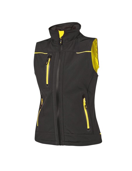 Gilet Softshell Donna Impermeabile Traspirante Universe Colore Black Carbon 