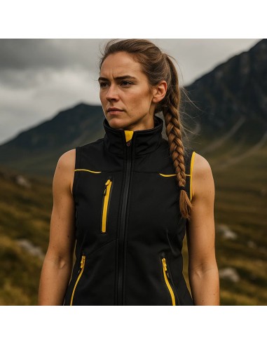 Gilet Softshell Donna Impermeabile Traspirante Universe Colore Black Carbon 