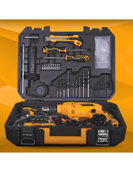 Valigetta Completa Trapano Elettrico 101 Utensili Accessori Professionali 