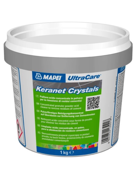 Pulitore Acido Concentrato Polvere Residui Cementizi Keranet Crystals 1 Kg