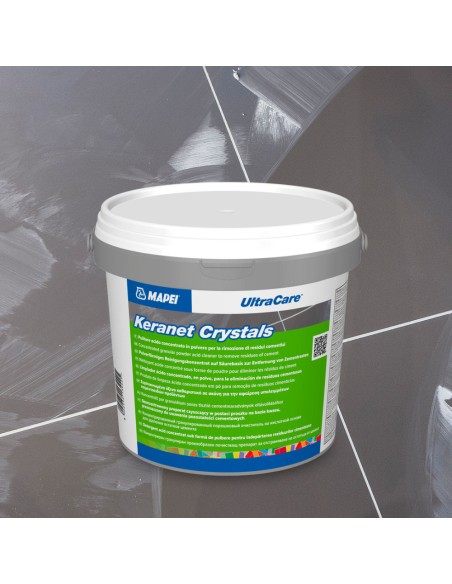 Pulitore Acido Concentrato Polvere Residui Cementizi Keranet Crystals 1 Kg