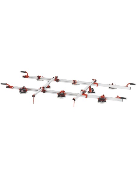 Easy-Move MKIV 320 cm Traverse 8 Ventose Vacuum Pompa RV175 Gomma Antimacchia