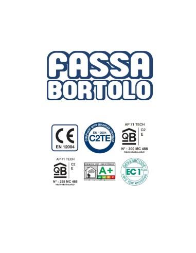 AP 71 Tech  Adesivo Monocomponente Bianco Grigio Pavimenti Rivestimenti 25 kg