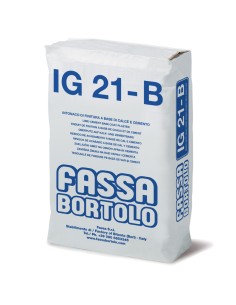 IG 21 B Intonaco Finitura Base Calce Cemento Bianco Esterni Interni Sacco 25 kg
