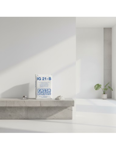 IG 21 B Intonaco Finitura Base Calce Cemento Bianco Esterni Interni Sacco 25 kg