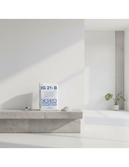 IG 21 B Intonaco Finitura Base Calce Cemento Bianco Esterni Interni Sacco 25 kg