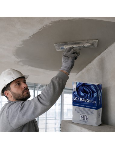 LC7 RASOLISCIO Intonaco Finitura Liscio Base Leganti Idraulici Selezionati 20 Kg