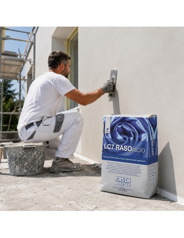 LC7 RASOLISCIO Intonaco Finitura Liscio Base Leganti Idraulici Selezionati 20 Kg