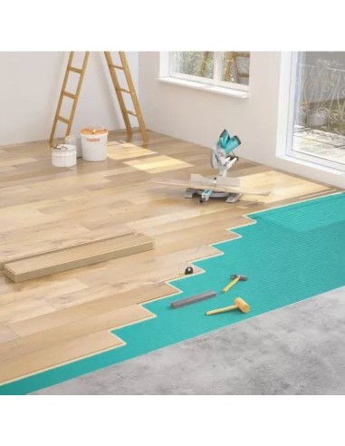 Sottopavimento Isolante Verde Polietilene Espanso Sottofondo Laminato 1x50 m