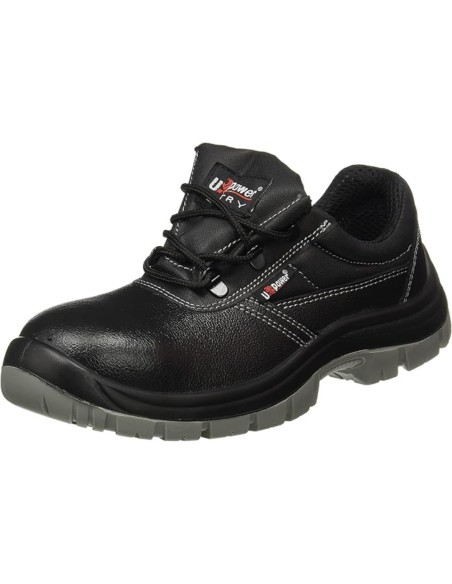 Scarpe Antinfortunistiche Antiscivolo Pelle Nera Idrorepellente Simple S3 SRC