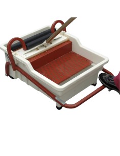 Vasca Plastica Pedalò Frattone Spugna Sweepex 13x42cm Pulizia Stucco  2