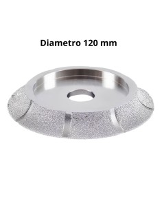 Mola Sgrossatura Diamantata Profilo Mezzo Toro Lavorazione Piastrelle  2