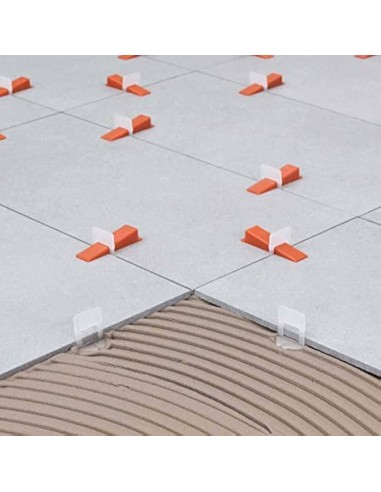 Distanziatori Elementi Livellanti 1,5 mm Piastrelle Alto Spessore Confezione 400 pezzi
