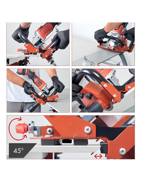 Dispositivo Esecuzione Smussi 45° Jolly BC45 Tagli Inclinati Finitura 