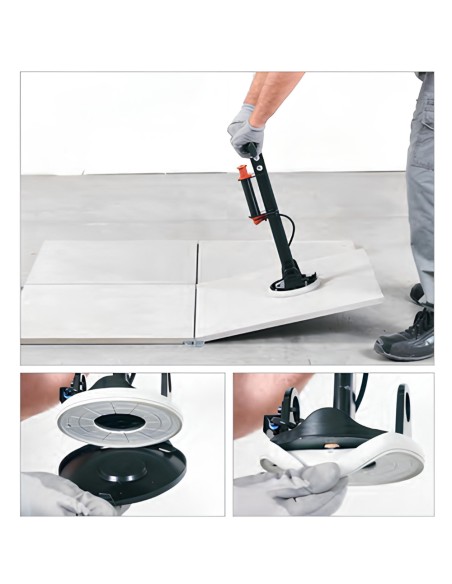 Dispositivo Movimentazione Posa Piastrelle TSS Ventosa Vacuum RV175 Ø175 MM