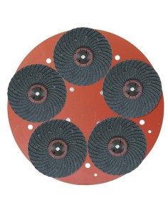 Disco 5 Fibrodischi Carburo Silicio 16 gr Maxititina Levigatura