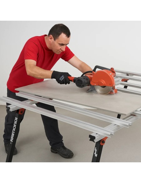 Banco Lavoro Larghezza Variabile 180 x 100/150 cm BM 180 PLUS Grandi Lastre