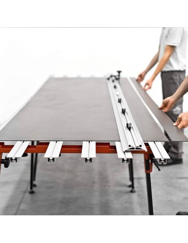 Banco Lavoro Larghezza Variabile 180 x 100/150 cm BM 180 PLUS Grandi Lastre