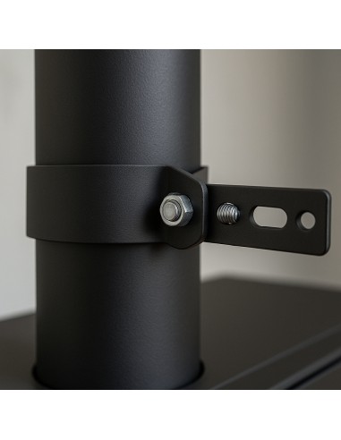 Collare Registrabile Arredo Viteria Prolunghe Canale Fumo Muro Stufa Pellet