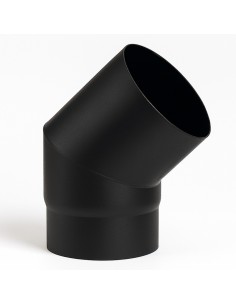 Curva a 45° Elemento Angolare Modifica Sezione Canale Fumo Stufa Pellet