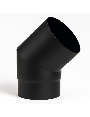 Curva a 45° Elemento Angolare Modifica Sezione Canale Fumo Stufa Pellet