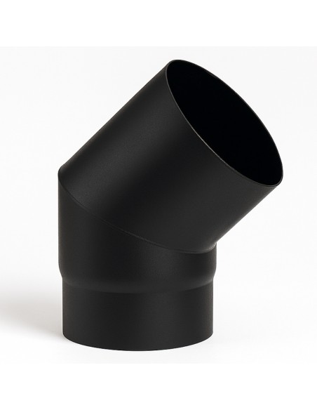 Curva a 45° Elemento Angolare Modifica Sezione Canale Fumo Stufa Pellet