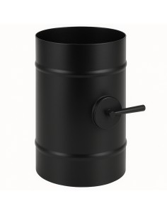 Elemento Acciaio Smaltato Valvola Arredo h. 300 mm Canale Fumo Stufa Pellet