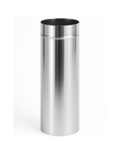 Tubo Acciaio Inox Diametro 250 mm Sp. 0,5 mm h. 500 mm Canna Fumaria	
