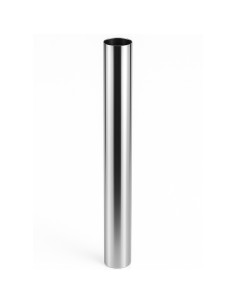 Tubo In Acciaio Inox Diametro 80 mm Sp. 0,5 mm h. 1000 mm Canna Fumaria