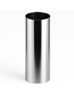 Tubo Acciaio Inox Diametro 80 mm Sp. 0,5 mm h. 250 mm Canna Fumaria