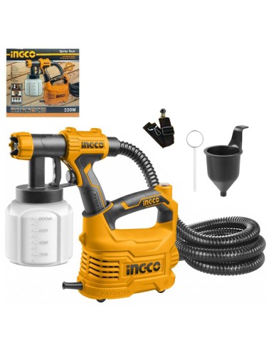 Aerografo elettrico con pressione regolabile con accessori da 550 W