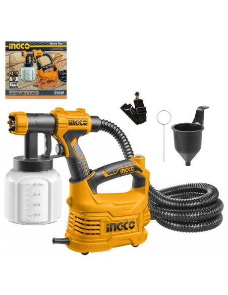 Aerografo elettrico con pressione regolabile con accessori da 550 W
