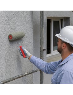 Rullo Nylon Poliammide Verde Con Manico Quarzi Pitture Minerali Superfici Ruvide 2