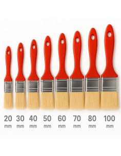 Pennellessa Tripla Setola Bionda Manico Plastica Applicazione Precisa 2