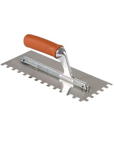 Frattone Americano Dentato 36x13cm Impugnatura Gomma Dentatura 10x10cm 