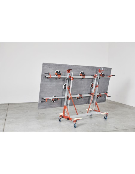 Carrello Trasporto Lastre Dispositivi Di Movimentazione CAM MKIII Portata 250 KG