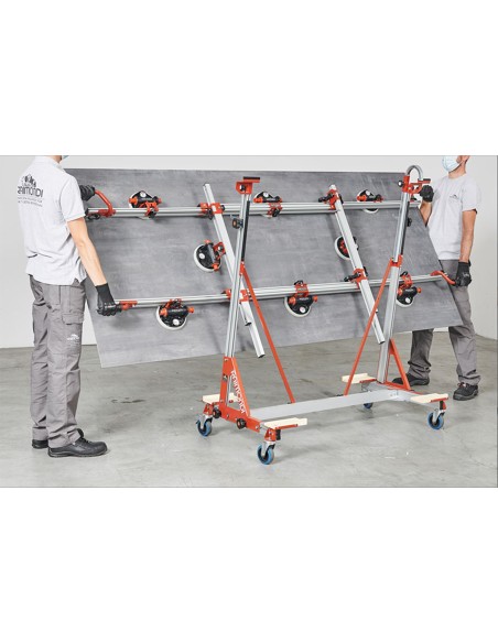 Carrello Trasporto Lastre Dispositivi Di Movimentazione CAM MKIII Portata 250 KG