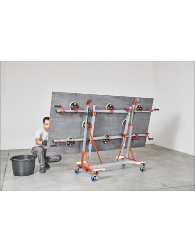Carrello Trasporto Lastre Dispositivi Di Movimentazione CAM MKIII Portata 250 KG