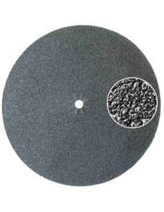 Disco Abrasivo Bifacciale Grana 100 Carburo Silicio Carteggio Superfici 