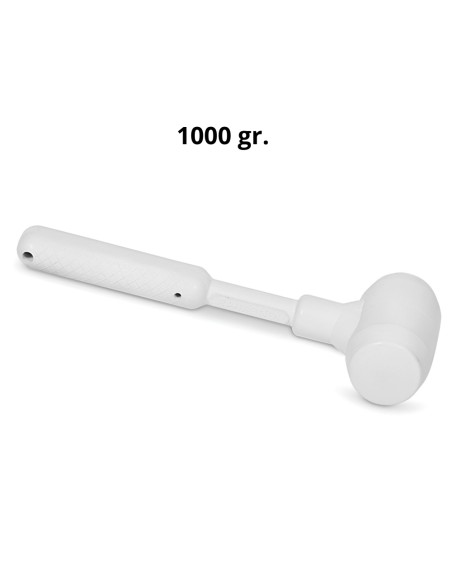 Martello Battipiastrelle Gomma Bianca Antirimbalzo Antimacchia 1000gr 
