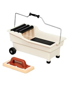 Vasca Plastica Antiurto 20 Litri Frattone Spugna Sweepex Lavaggio 