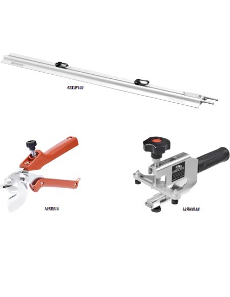 Pinza Troncatrice Alluminio Lastre Spessore Fino 6mm Presa Ergonomica  