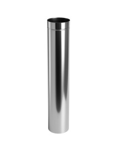 Tubo Acciaio Inox Diametro 180 mm Sp. 0,5 mm h. 1000 mm Canna Fumaria	