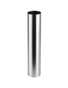Tubo Acciaio Inox Diametro 80 mm Sp. 0,5 mm h. 500 mm Canna Fumaria